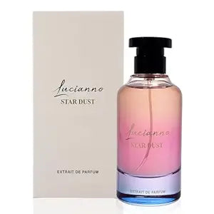 Lucianno Star Dust 100mL Extrait De Parfum for Men and Women, Aromatic Fougere Opens with Spicy Mandarin, Softens with Tiare Flower, Ends in Musk & Sandalwood, Perfect Fragrance for All Occasions