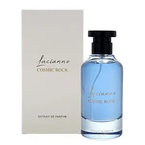 Lucianno Cosmic Rock 100mL Extrait De Parfum for Unisex – Luxury Perfume, Aromatic Fougere with Spicy Citrus & Woody Notes – Ideal for Everyday Wear, Gift for Her & Him