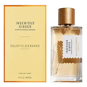Goldfield & Banks Ingenious Ginger Perfume Spray, Atherton Tropical Australia, 3.4 Fl Oz