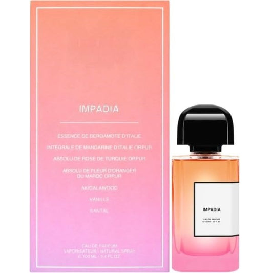 IMPADIA Eau De Parfum, Italian Bergamot Essence, Turkish Rose and Moroccan Orange Flower, With Sandalwood and Vanilla Notes, 100ml