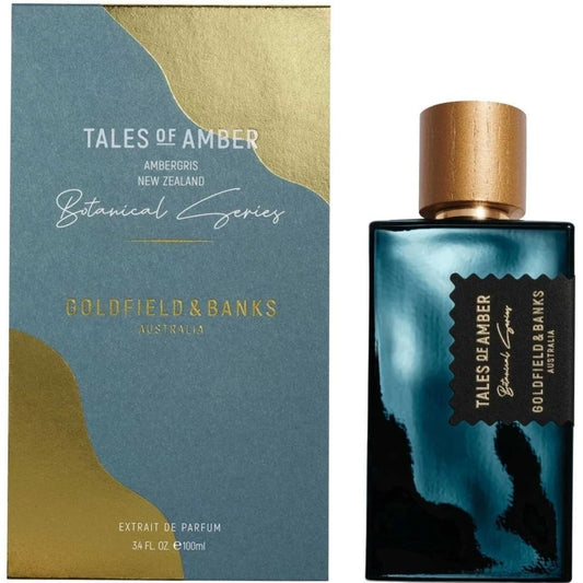 Goldfield & Banks Tales of Amber Extrait de Parfum, Ambergris Botanical Series, 3.4 Fl Oz, New Zealand