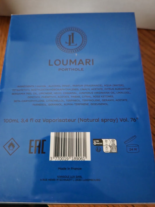 Lourmai Porthole 3.4 Oz Bnib Sealed Same Day Ship USA Seller unisex